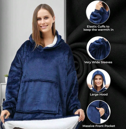 Tazzy Cozy Hoodie Blanket