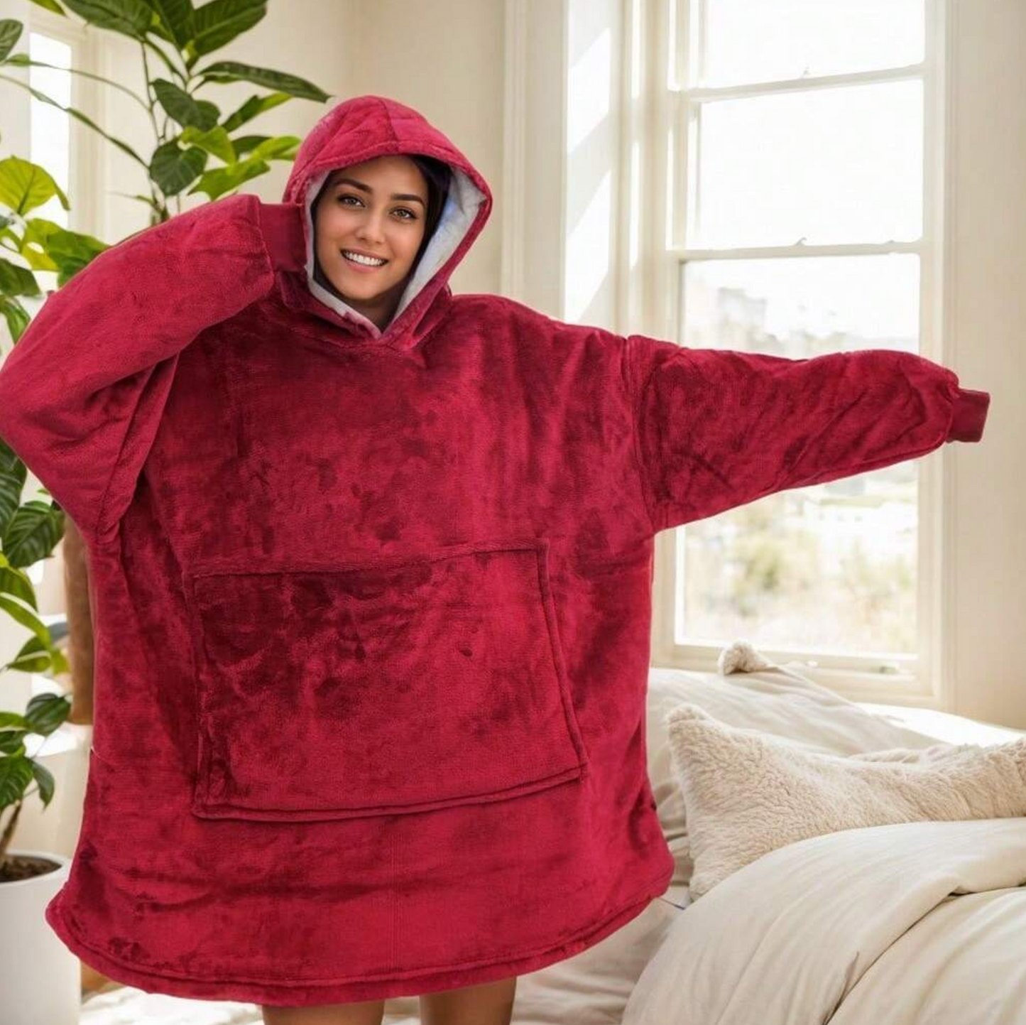 Tazzy Cozy Hoodie Blanket