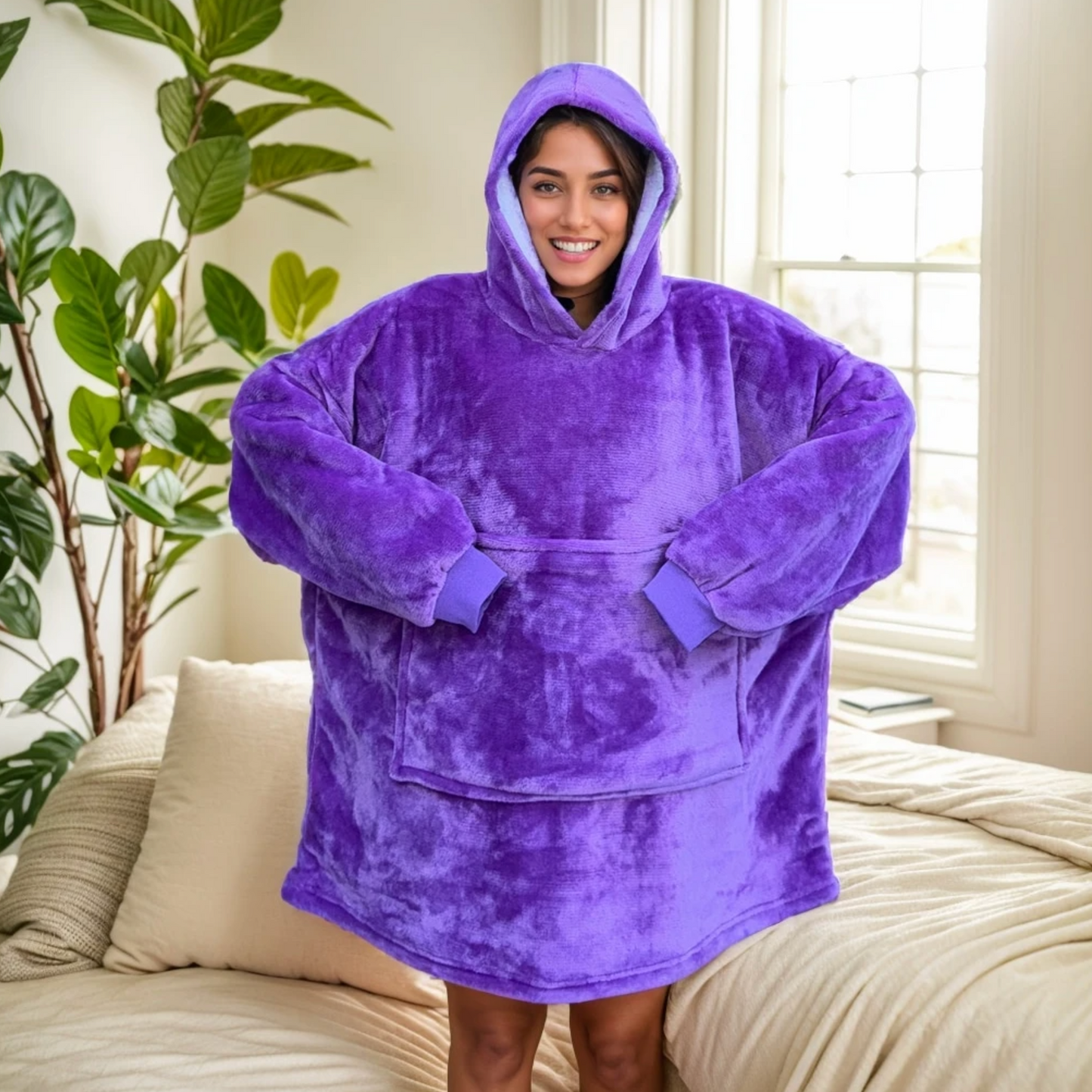 Tazzy Cozy Hoodie Blanket