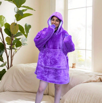 Tazzy Cozy Hoodie Blanket