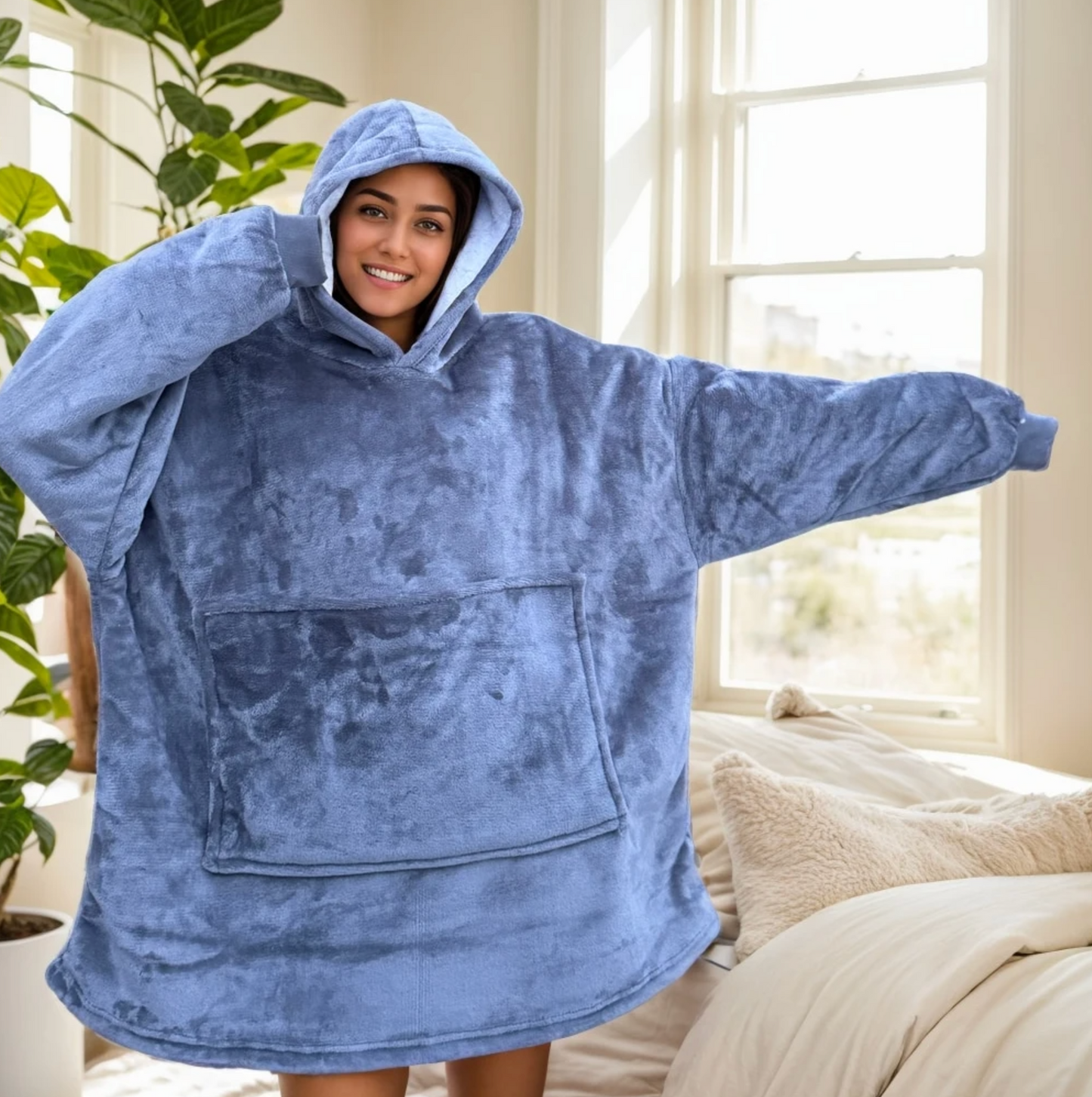 Tazzy Cozy Hoodie Blanket