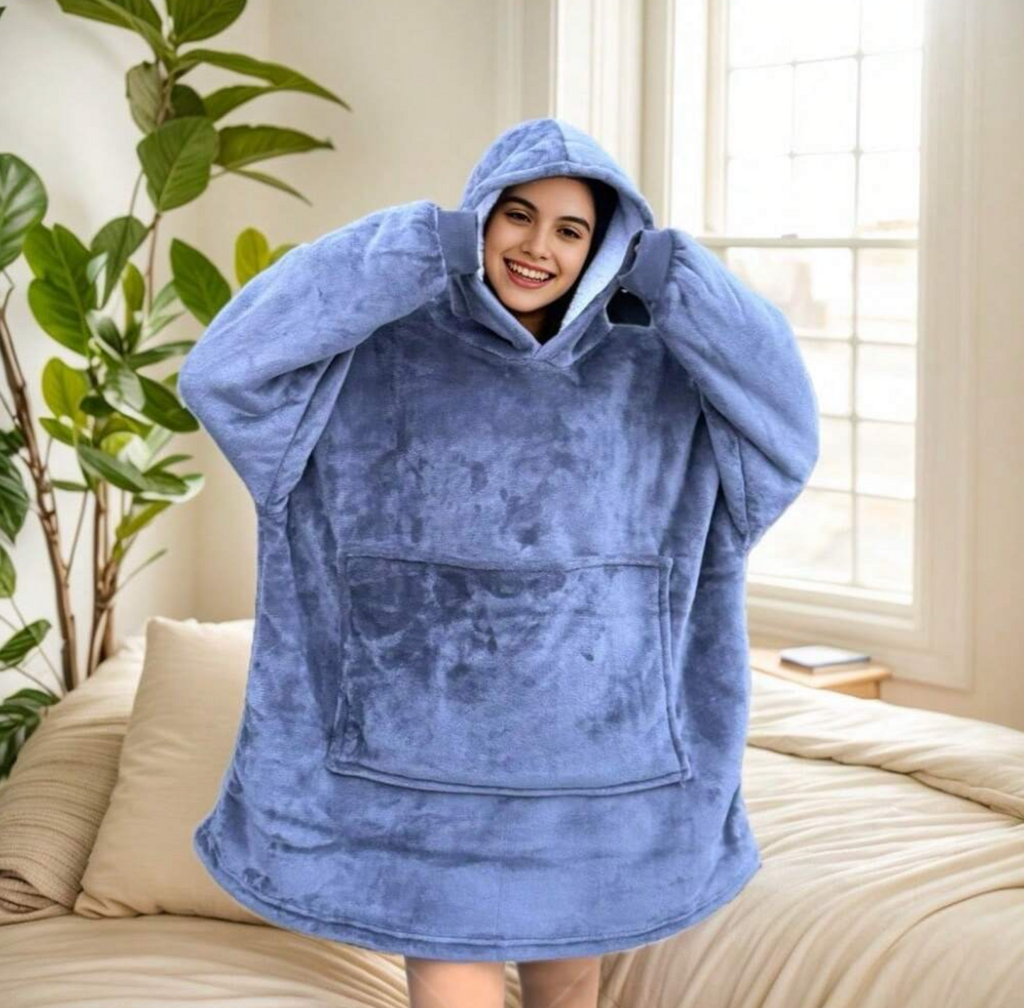 Tazzy Cozy Hoodie Blanket