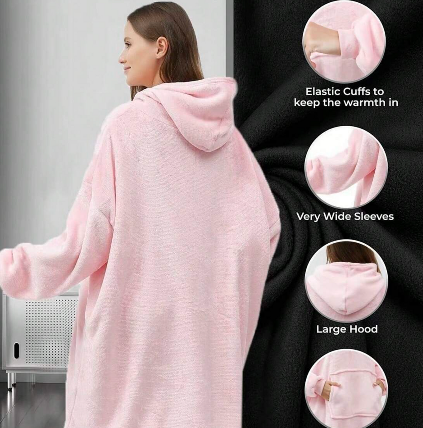 Tazzy Cozy Hoodie Blanket